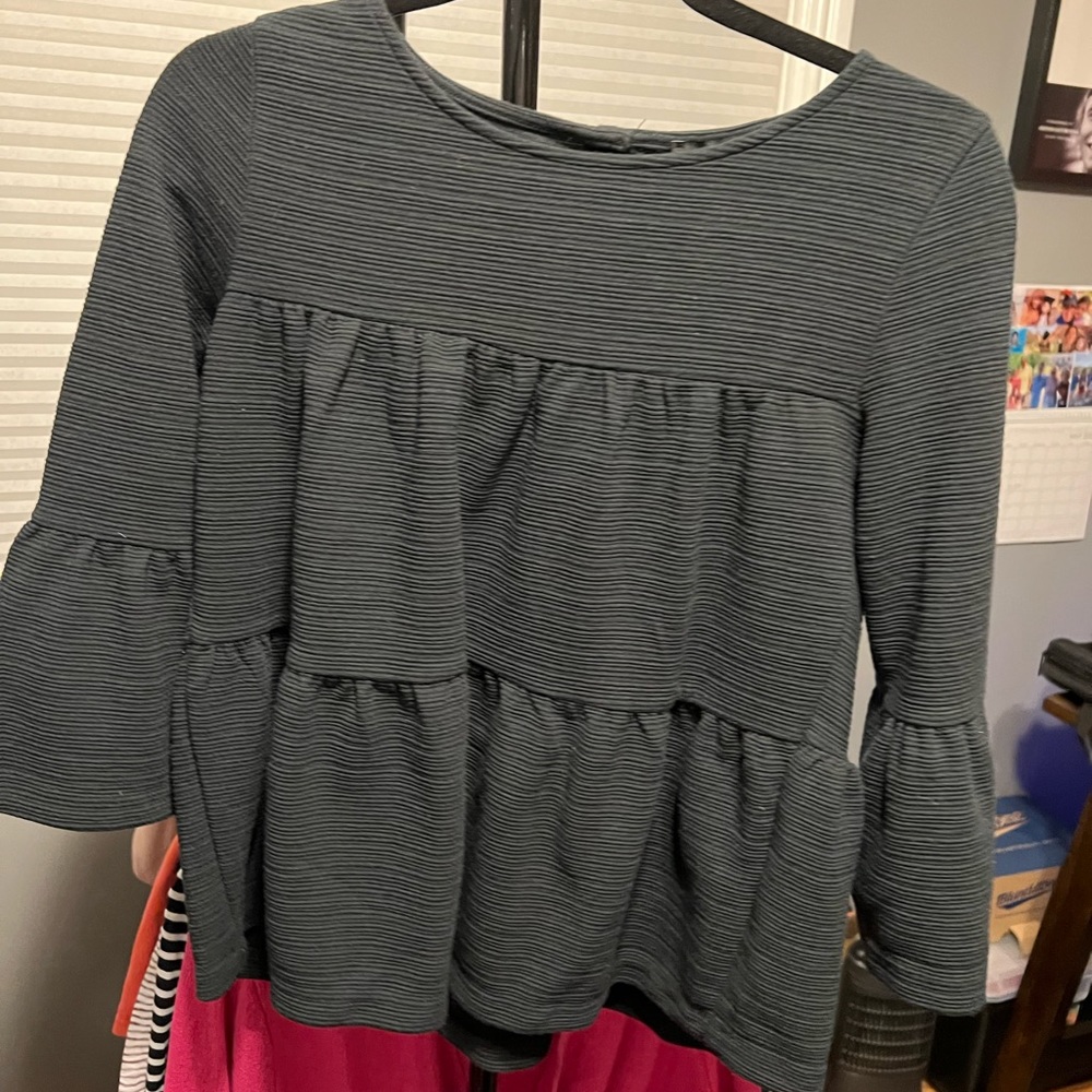 XXS J CREW black blouse
